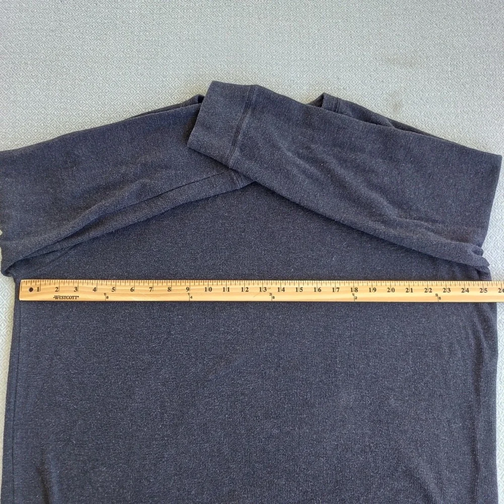 Banana Republic Sweatshirt Mens XL Gray Crewneck Raglan Sleeve Fleece Pullover